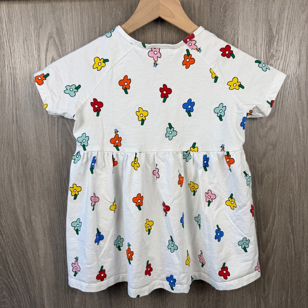 Hanna Andersson Girls Top Size 10 140cm Floral Cotton Peplum Shirt Cottagecore - Picture 3 of 5